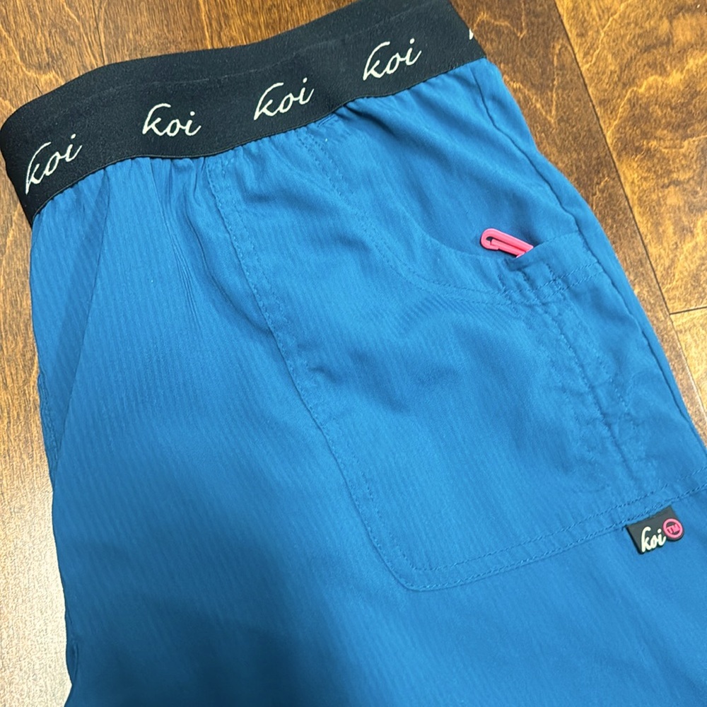 Koi slim fit pants petroleum color XL